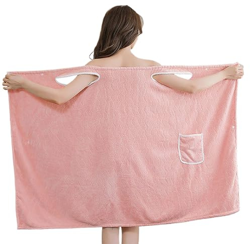 NICEYEA Asciugamano da sauna da donna, portatile, accappatoio Sling Baderock Wrap morbido, assorbente, regolabile, accappatoio, sauna, kilt in microfibra, per spa, doccia, piscina, bagno, 135 x 85 cm
