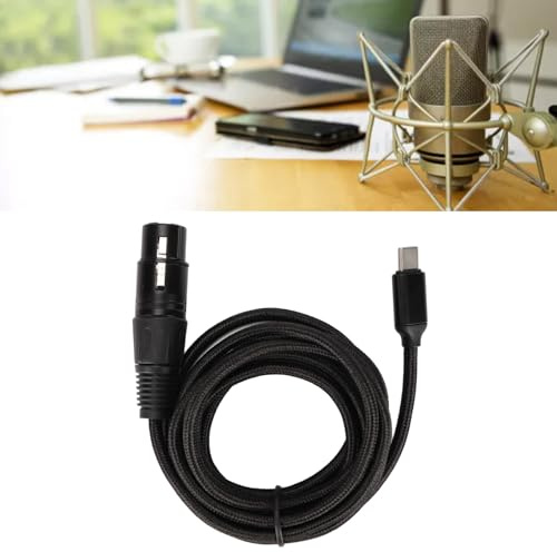 EIMSOAH Câble Adaptateur Microphone USB C vers XLR cable microphone usb c Plug and Play, Faible Bruit HiFi, pour Connexion Microphone xlr connector Cables para Micrófonos