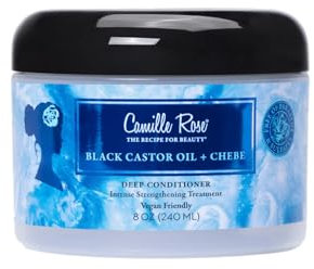 MCAMILLE ROSE DEEP CONDITIONER BLACK CASTOR OIL + CHEBE 8oz (240ml)