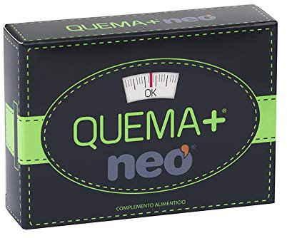 NEO | Quema + | 30 Cápsulas | Quemagrasas Natural Ideal para Dietas de Adelgazamiento | A Base de Té Verde, Garcinia y Wakame | Ayuda a Reducir la Grasa Corporal