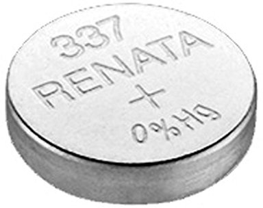 1 x Renata 337 SR416SW oder Uhrenbatterie, Swiss Made, 1,5 V, Silberoxid