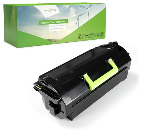 Green2Print Toner schwarz 45000 Seiten ersetzt Lexmark 52D0XA0, 522XA, 52D2X00, 522X, 52D2X0E, 522XE passend für Lexmark MS711DN, MS811N, MS811DN, MS811DTN, MS812DN, MS812DE, MS812DTN