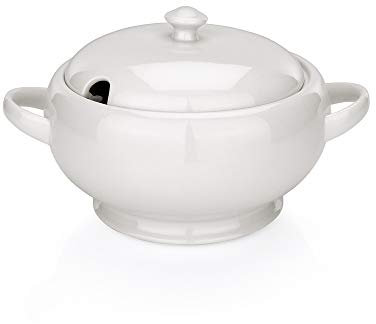 Was, Zuppiera in porcellana, Scodella, Pentola da zuppa con coperchio, 2,5 litri