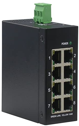 ROLINE Commutateur Industriel 8X RJ-45, Non géré