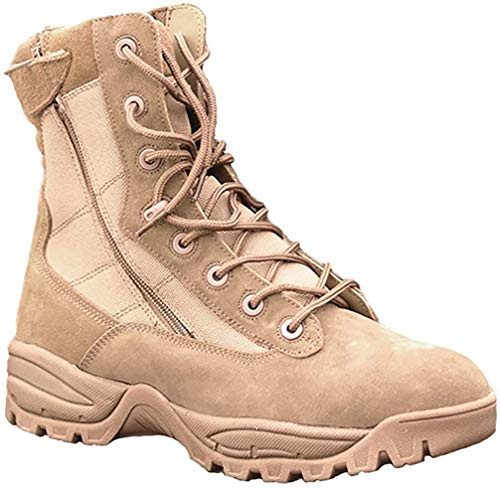 Mil-Tec Unisex Taktiska vandringskängor, Prärievarg (Coyote), 45 EU