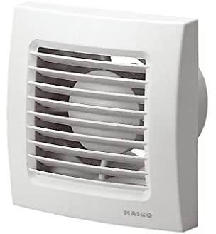 Maico Original ECA 120 F Kleinraumventilator für Bad, WC, Abstellraum, Vorratsraum, Keller etc., Art. Nr. 0084.0008, feststehendem Innengitter, Automatisches Ein/Ausschalten bei Mindesthelli