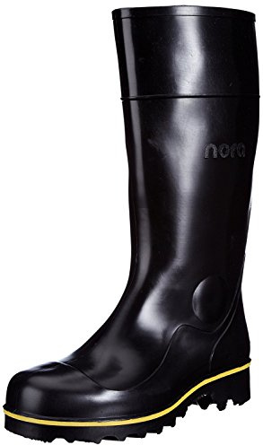 Nora Jan 72057 Unisex – vuxen gummistövel, 47 EU, Schwarz (Schwarz 11), 2