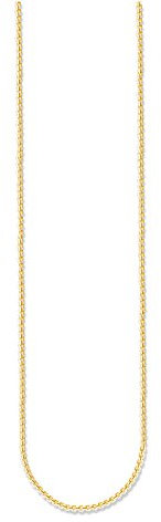 Thomas Sabo Damen-Kette ohne Anhänger 925 Silber teilvergoldet 50 cm - KE1106-413-12-L50v