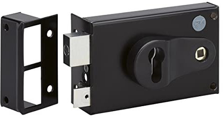 Kastenschloss, schwarz links, Schlüssel I Achse von 52 bis 70 mm Serie ND10 Dom