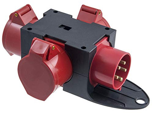 Distributeur Distributeur de courant de Construction de distribution électrique Adaptateur 3 x 16 A/CEE 400 V