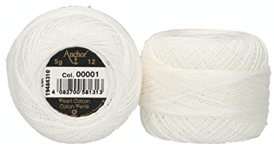 Ankare pärltråd, tjocklek: 12, Sammansättning: 5G, fatlängd: 56M 1 brodertråd