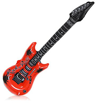 TOYLAND 12 x Gonfiabile Air-Chitarra (Istruzioni Tedeschi) [Toy]