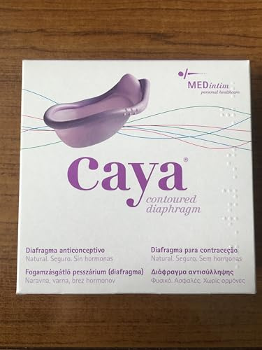 Caya Diaphragma - hormonfreie und ökonomische Verhütung - 2 Jahre wiederverwendbar - latexfrei - 1 Stück