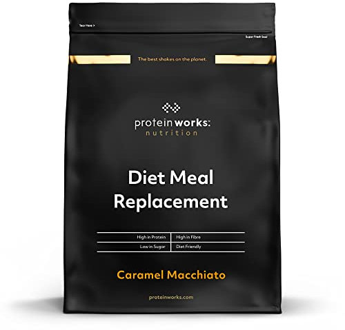 Protein Works - Diet Meal Replacement, Caramel Macchiato, Nutrient Dense Complete Meal, Immunity Boosting Vitamins, Affordable, Healthy And Quick, 28 Meals, 2kg