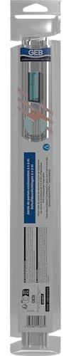GEB Joints d'étanchéité pour les côtés de portes de douche coulissantes (lèvre perpendiculaire) - 2 X 2 mètre de long. 5 à 8 mm d'épaisseur
