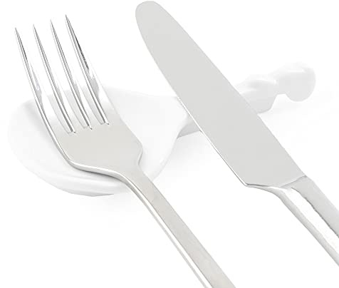 Holst Porzellan KP 101 Besteckhalter und Löffelvioline 11 cm, weiß, 6 Einheiten