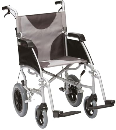 Drive Devilbiss Ultra Lightweight Enigma Transit Wheelchair with 20 Inch Seat Width