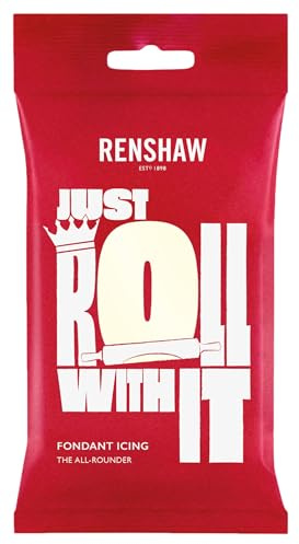 Renshaw Ivory Ready to Roll Fondant Icing, 1 kg (Pack of 1)