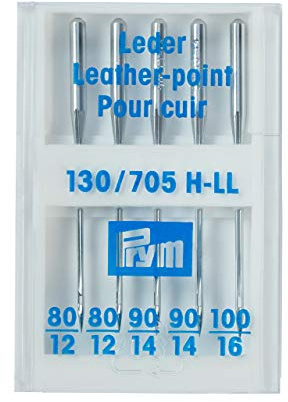 Prym 152449 Nähmaschinennadeln 130/705 Leder 80-100