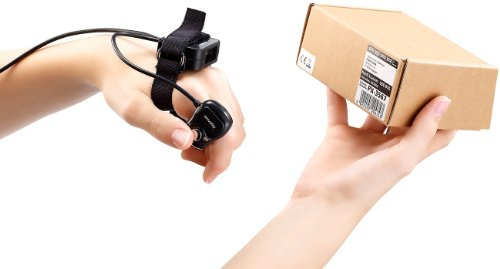 simvalley MOBILE Barcodescanner: Profi-Barcode-Finger-Scanner für Android-Smartphones (USB OTG) (Handscanner Android, Micro USB Barcode Scanner, Reader)
