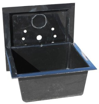 Glasfaser Kunststoff Becken 100x100 cm