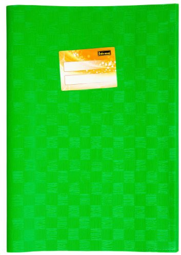 10 Heftumschläge / Hefthüllen DIN A4 / Baststruktur / Farbe: hellgrün