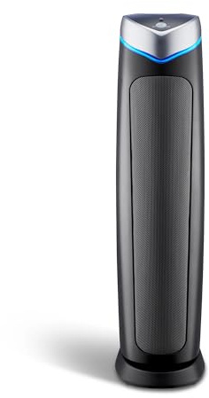 GermGuardian 5-In-1 HEPA Air Purifier for Home, Large Rooms Up To 915 Sq. Ft. with HEPA Pet Air Filter, UV-C Light & Odor Reduction, AC5250PT, 28 Tower, Gray