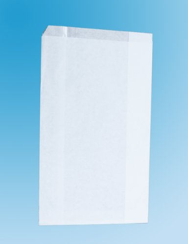 1000 x Large White Bread Bag with Window. 200 90 x 350 mm (8 x 11 x 14)