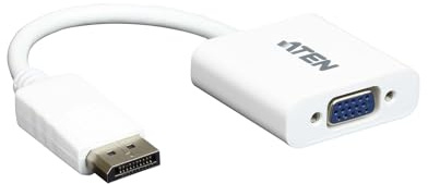 ATEN VC925 DisplayPort auf VGA Adapter weiß, One Size