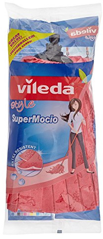 Vileda 131177 Supermocio Style Recharge de Balai Vapeur Plastique Multicolore 13 x 13 x 3 cm