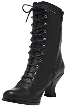 Stockerpoint Damen 4490 Kurzschaft Stiefel, Schwarz Nappa, 40 EU