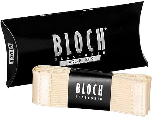 Bloch Dance Elastorib Ballett- / Spitzenschuh vorgeschnittenes Band mit elastischem europäischem Pink, Einheitsgröße