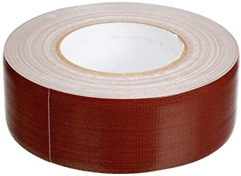 BONUS Eurotech 1BC12.46.0050/050A# Premium Duct Tape, Klebstoff auf Naturkautschuk Basis, mit PE laminiertes Gewebe, Länge 50 m x Breite 50 mm x Dicke 0,25 mm, Braun