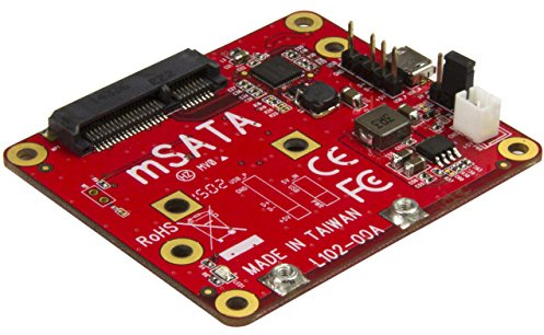 StarTech.com USB to mSATA Converter for Raspberry Pi and Development Boards - USB to mini SATA Adapter for Raspberry Pi (PIB2MS1)