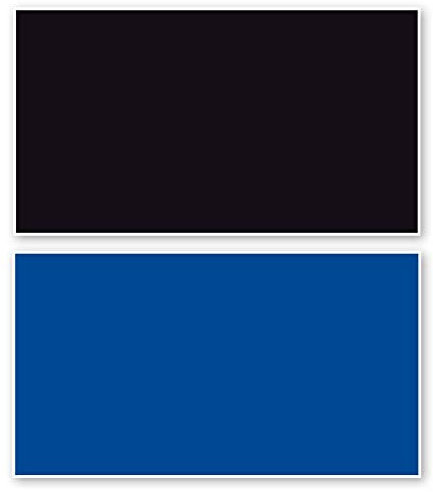 Amtra Deko Fotorückwand Schwarz/Blau beidseitig 120x60cm 2in1 Rückwandposter Rückwand Folie Aquarien Poster Foto Folien