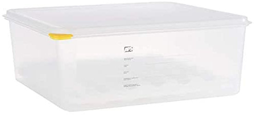APS 82419 GN 2/3 Eier-Box, Aufbewahrungsbox, Vorratsbox aus Kunststoff, mit luftdichtem Deckel, für 4 Lagen à 30 Eier, Lieferung inklusive 8 Lagen, Größe Lage: 28 x 28 cm
