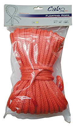 Lalizas 94801 Cabo Flotante, Naranja, 6 mm
