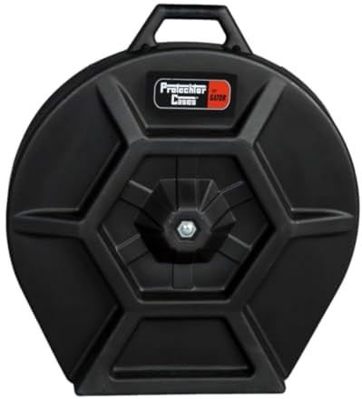 Gator Cases Protechtor Elite Air Series Cymbal Case with Pull Handle and Wheels, Fits Up to 22 Cymbals (GP-PE302)