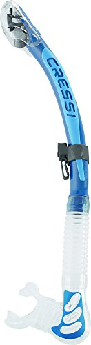 Cressi Alpha Dry Snorkel – Silver/Blue ES258020