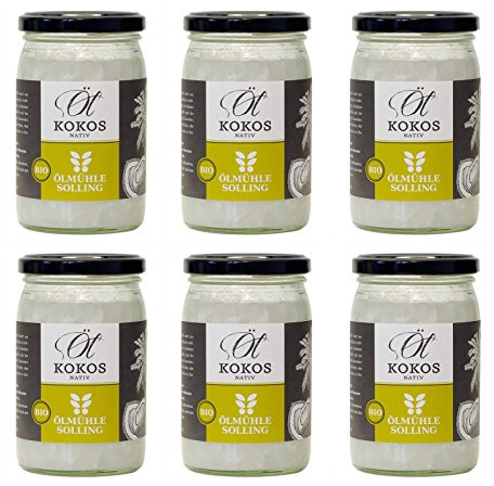 Ölmühle Solling Bio Kokosöl nativ 12x 250ml-kaltgepresst