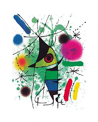Miro,Joan Kunstdruck The Singing Fish 50 x 40 cm Wohnzimmer, Schlafzimmer Wandbild Kunstwerk