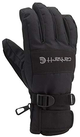 Carhartt Men's W.B. Waterproof Windproof Insulated Work Glove, Black, M