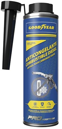 Goodyear Aditivo Anticongelante de Combustible Diésel para Invierno Goodyear Pro Additives. Aditivo de Combustible 300 ml