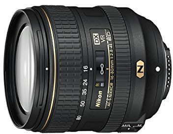 Nikon AF-S DX Nikkor ED VR 16-80 mm 1:2 8-4E Objektiv (72 mm Filtergewinde) schwarz