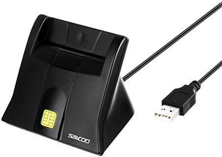 Saicoo CAC Reader DOD Military USB Common Access CAC Smart Card Reader - Compatible with Mac OS, Win (Don't Support VA PIV Card)