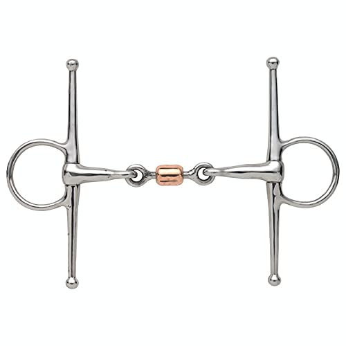 Volltrense mit Kupfer-Mittelstück und Rollen an den Backen, S/STEEL