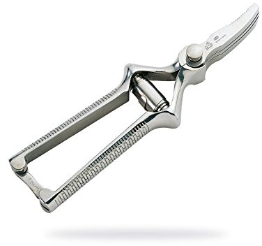 Premax - Kauapparat - Gebogene Klinge - Ideal für Menschen mit Kauproblemen - Einstellbare Rändelschraube - Abm. 20 cm. - Rostfreier Stahl/Verchromt - 10867 - Hergestellt in Italien
