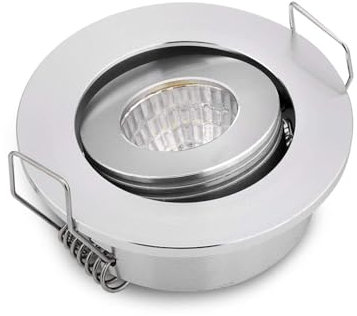 3W Piccoli faretti LED da incasso Mini COB regolabile Cabinet Spot Lights dimensione foro d'argento 40-45mm