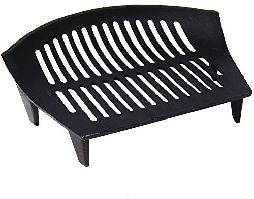 Fire Vida Large Cast Iron Fire Grate – 18 Black Fireplace Grate for Open Fires, Wood Burners & Coal Stoves – Heavy-Duty Fireplace Accessory