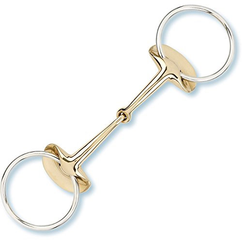 Stübben Gebiss 2264 Golden Wings Trense einfach gebrochen - 11,5 cm - 14 mm - Sweet Copper